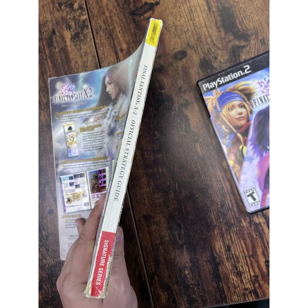 Final Fantasy X-2 PlayStation 2 PS2 FF 10-2 Complete CIB with Strategy Guide